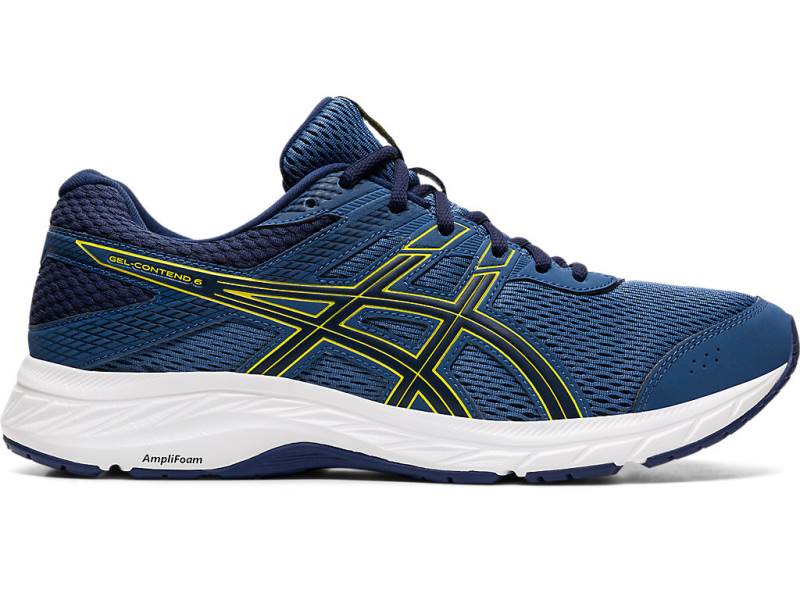 Sapatilhas Running Asics GEL-CONTEND 6 Homem Azuis Escuro, 0000A461.231